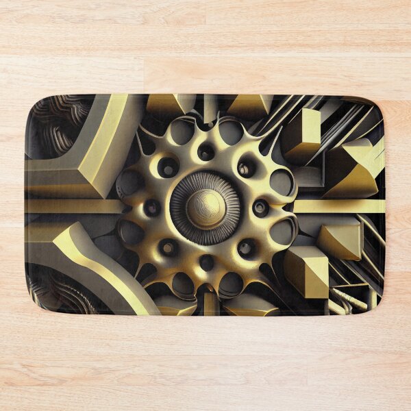 Item preview, Three Dimensional Artistic Industrial Pattern Digital Painting designed and sold by CodeAndColors.