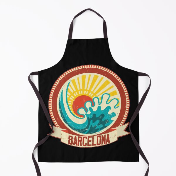 Aperçu de l'œuvre Plage vintage de Barcelone créée et vendue par Original1977.