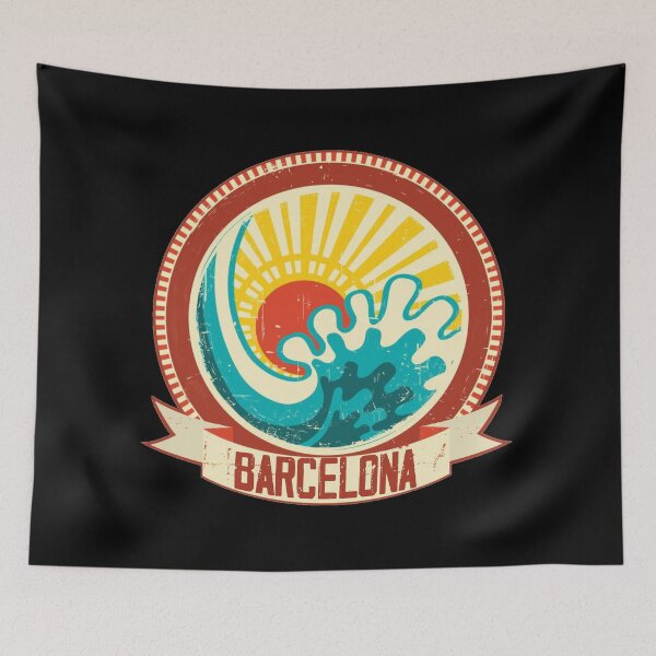 Item preview, Barcelona vintage beach  designed and sold by Original1977.