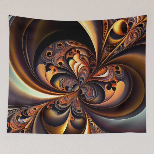 Aperçu de l'œuvre Detailed Semi Abstract Brilliant Abstract Divine M Digital Painting créée et vendue par CodeAndColors.