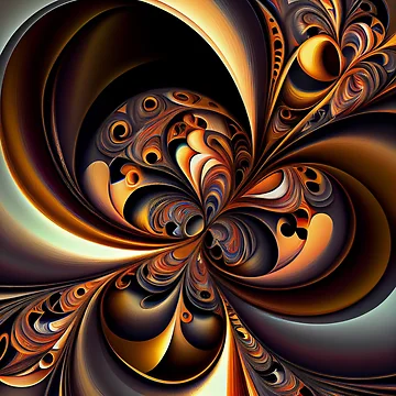 Vorschaubild zum Design Detailed Semi Abstract Brilliant Abstract Divine M Digital Painting von CodeAndColors