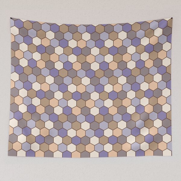 Aperçu de l'œuvre Motif de carreaux de café au lait créée et vendue par redvioletart.