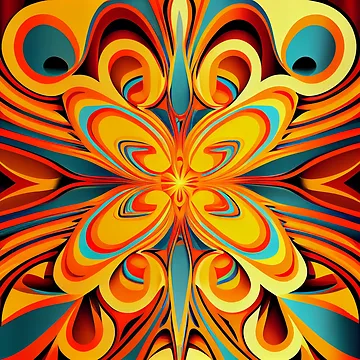 Imagen de la obra Energetic Abstract Happy Brilliant Beautiful Conte Digital Painting de CodeAndColors