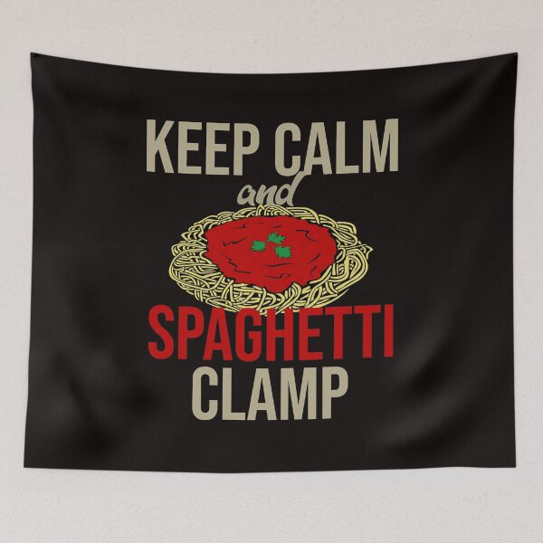 Item preview, Keep Calm And Spaghetti Clamp - Funny Vector Art Spaghetti  designed and sold by leo121687.