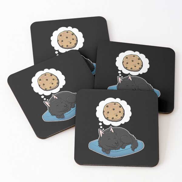 Item preview, Belgian Sheepdog dreaming about Chocolate Chip Cookies designed and sold by DoggieDelights.