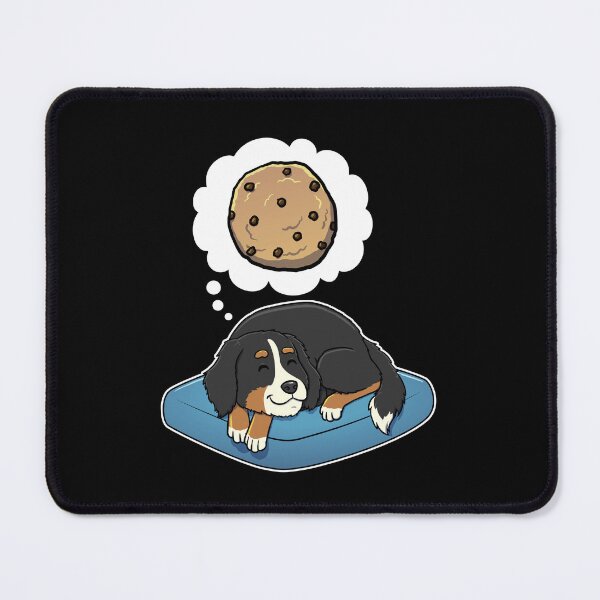Artikelvorschau, Bernese Mountain Dog dreaming about Chocolate Chip Cookies entworfen und verkauft von DoggieDelights.