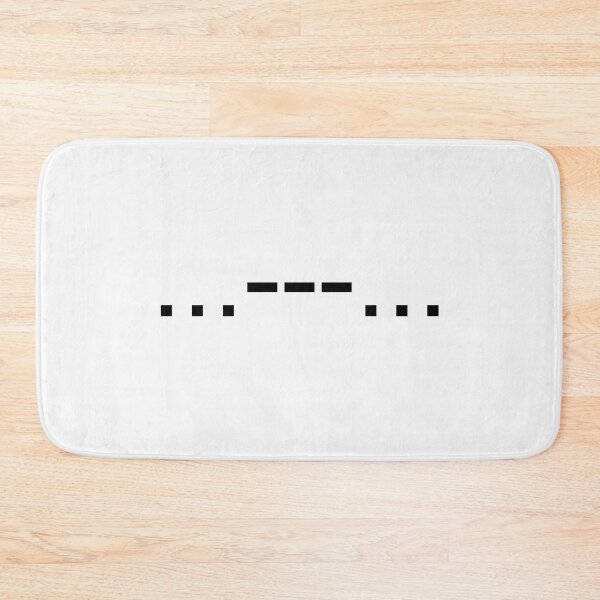 Item preview, SOS Morse Code Minimalist designed and sold by everything4eva.