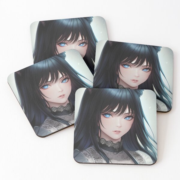 Item preview, Cute Anime Cat Girl designed and sold by Otaku-Sticker.