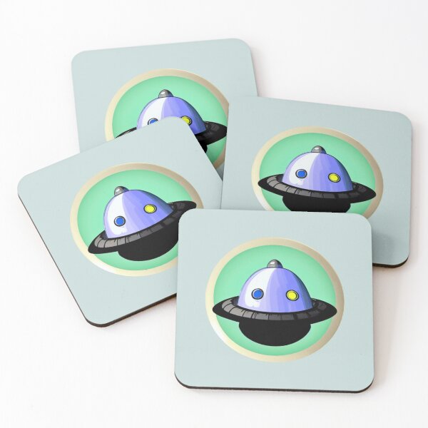 Item preview, Cartoon Flying Saucer designed and sold by RedFirecracker.