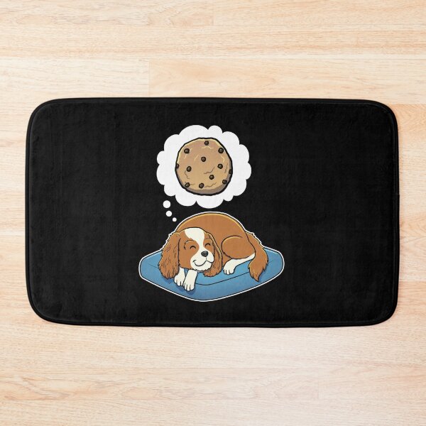 Item preview, Cavalier King Charles Spaniel dreaming about Chocolate Chip Cookies designed and sold by DoggieDelights.