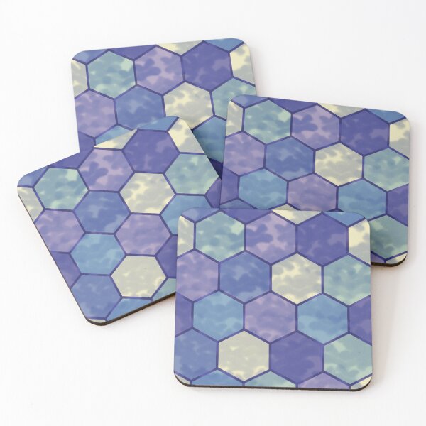 Item preview, Komorebi Cool Pastels Tile Pattern designed and sold by redvioletart.