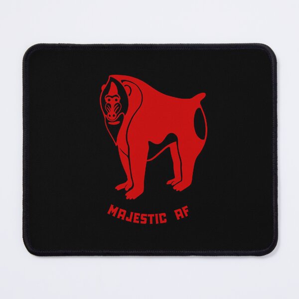 Item preview, Mandrill monkey. Funny majestic dude. Stylized design with red ink designed and sold by martodesign.