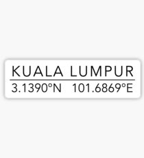 kuala lumpur Sticker