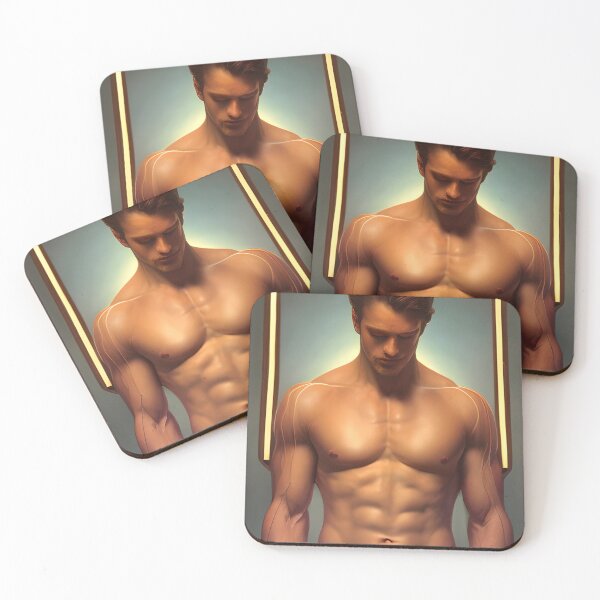 Item preview, Shirtless Man Portrait designed and sold by GeorgiosT.
