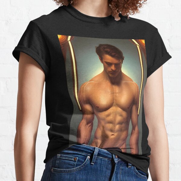 shirtless man shirt