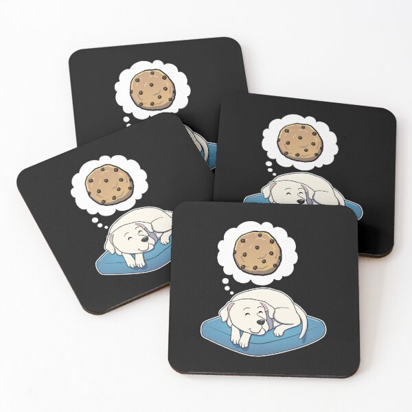 Item preview, Dogo Argentino dreaming about Chocolate Chip Cookies designed and sold by DoggieDelights.