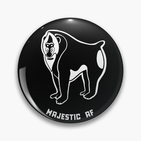 Item preview, Mandrill monkey. Funny majestic dude. Stylized design negative-space designed and sold by martodesign.