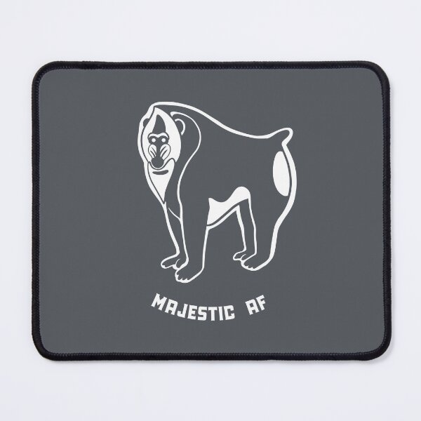 Item preview, Mandrill monkey. Funny majestic dude. Stylized design negative-space designed and sold by martodesign.
