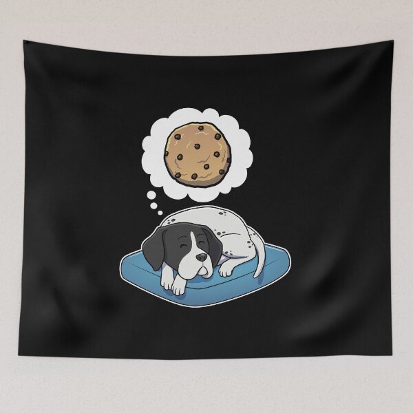 Artikelvorschau, English Pointer dreaming about Chocolate Chip Cookies entworfen und verkauft von DoggieDelights.