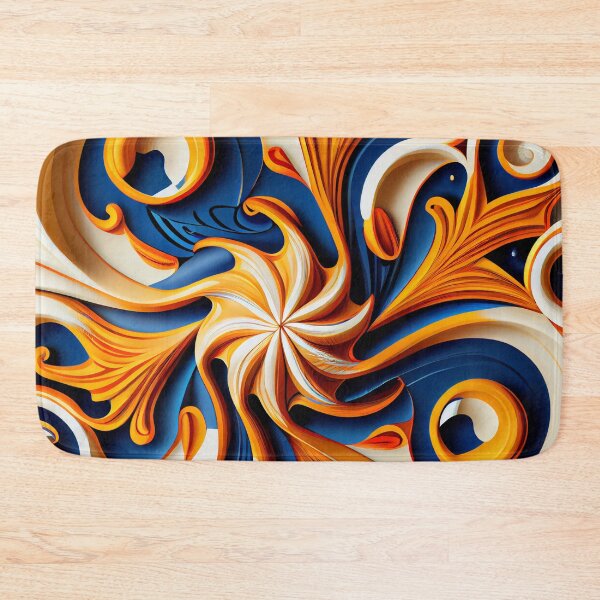 Item preview, Swirling New Mediterranean Pattern Digital Painting designed and sold by CodeAndColors.