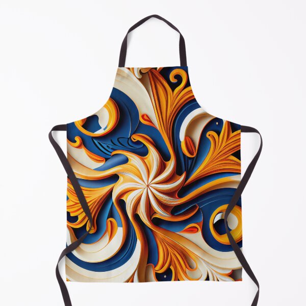 Item preview, Swirling New Mediterranean Pattern Digital Painting designed and sold by CodeAndColors.