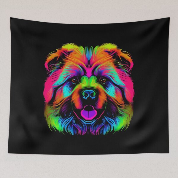 Item preview, Chow Chow Dog Colorful Paint Splash designed and sold by rafaeltto.