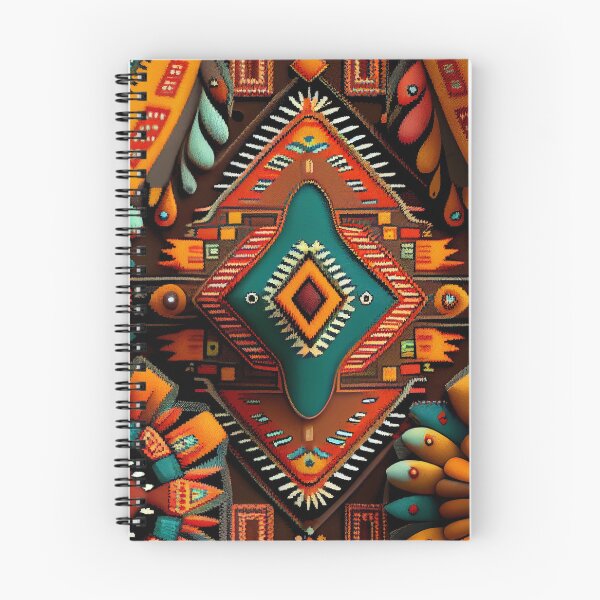 Item preview, Thick Dramatic Happy Southwestern Pattern Digital Painting designed and sold by CodeAndColors.