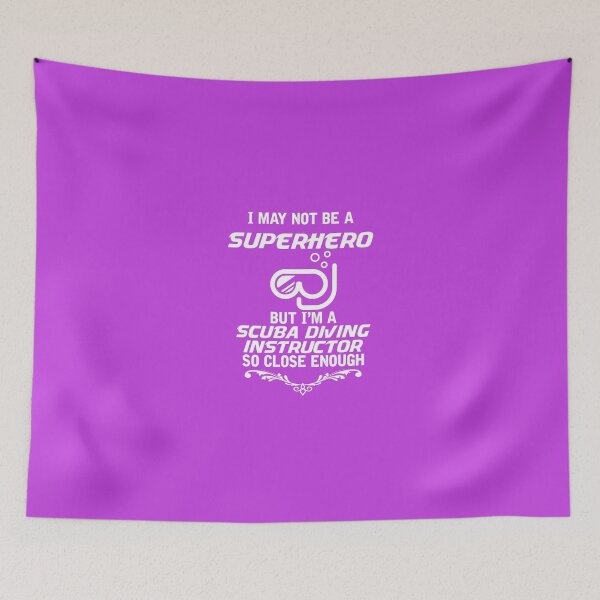 Item preview, Not Superhero But Scuba Diving Instructor designed and sold by AlwaysAwesome.