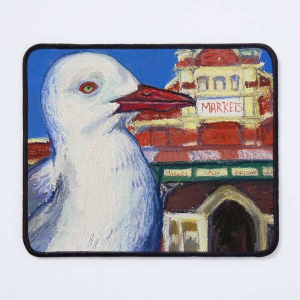 Item preview, “The Local” (Fremantle WA seagull at Fremantle markets) designed and sold by AllisonBellArt.