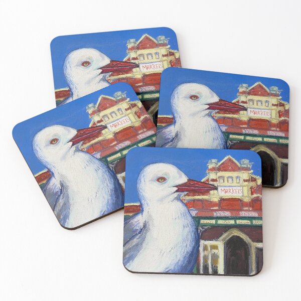 Item preview, “The Local” (Fremantle WA seagull at Fremantle markets) designed and sold by AllisonBellArt.