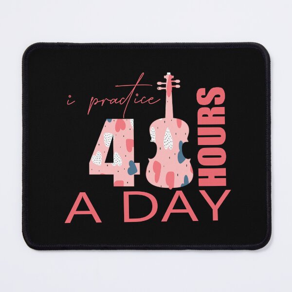 Item preview, I Practice 40 Hours A Day - A Violin Quote designed and sold by TheGreedyCrypto.