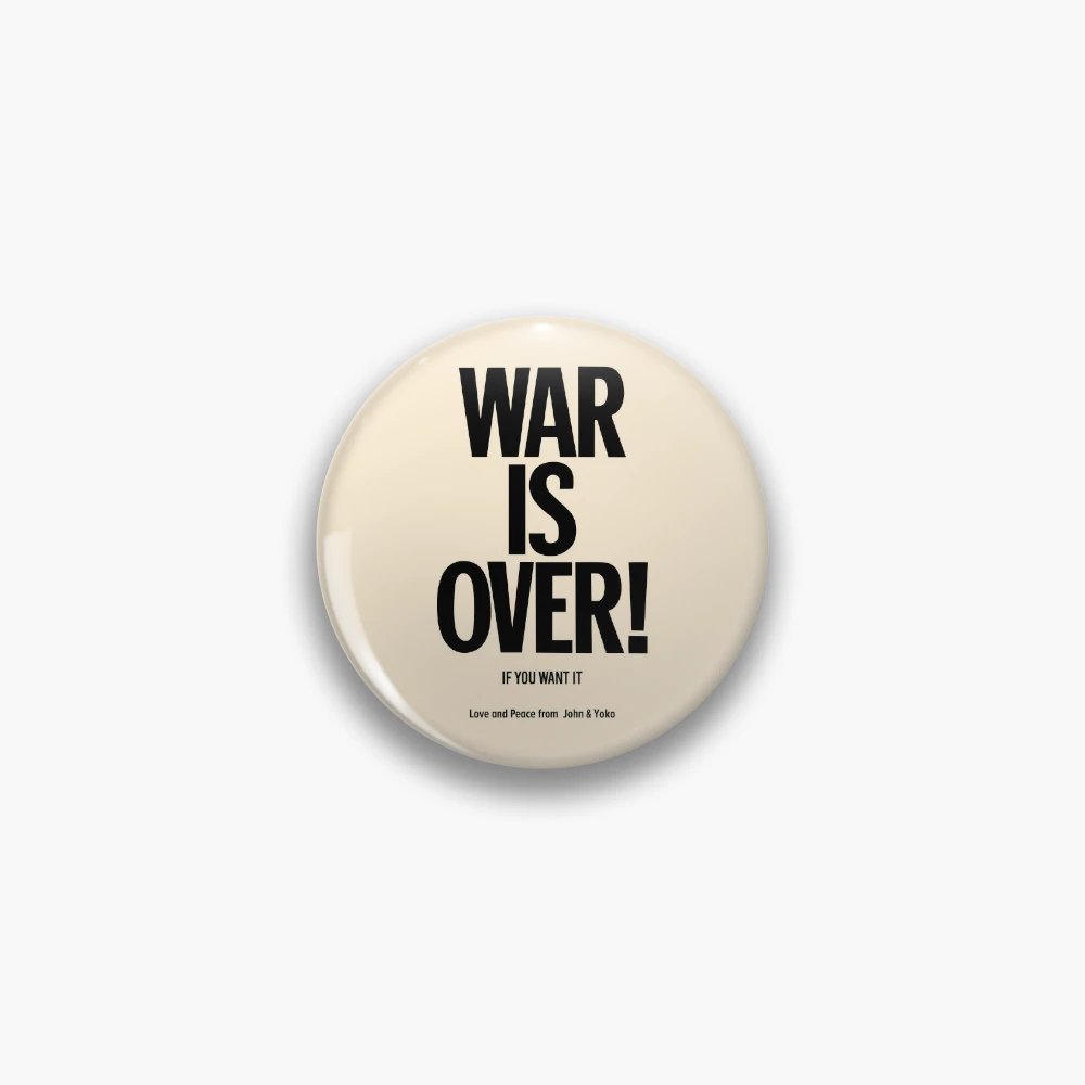 John Lennon & Yoko Ono's WAR IS OVER! banner in Greenwic…