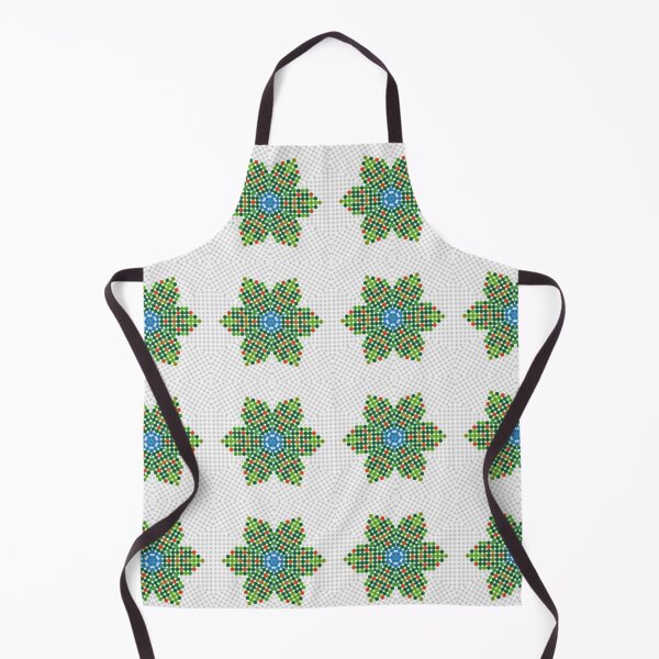 Item preview, Green, Red, Blue Floral Geometric Pattern designed and sold by Nalwesya.