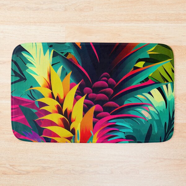 Item preview, Psychedelic Saturated Aggressive Tropical Pattern Digital Painting designed and sold by CodeAndColors.