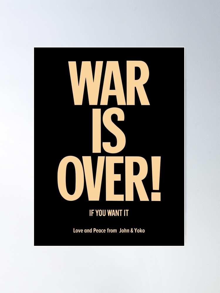 War is Over Poster - John Lennon Official Store