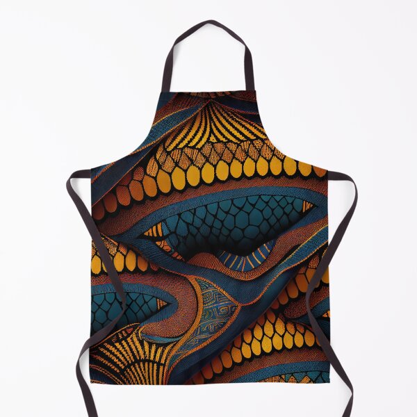 Item preview, Scaley African Pattern Digital Painting designed and sold by CodeAndColors.