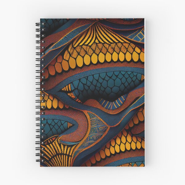 Item preview, Scaley African Pattern Digital Painting designed and sold by CodeAndColors.