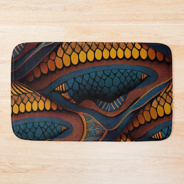 Item preview, Scaley African Pattern Digital Painting designed and sold by CodeAndColors.
