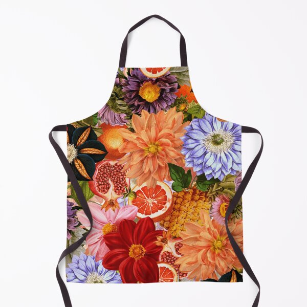 Item preview, Vintage Summer Tropical Flowers And Fruits Botanical Garden Pattern  Nightgarden designed and sold by UtArt.