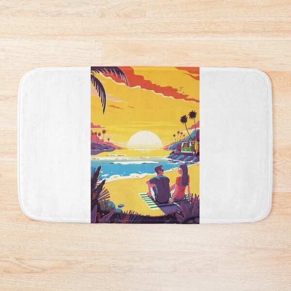 Item preview, art image of a couple enjoying the sunset designed and sold by vitda lupi.