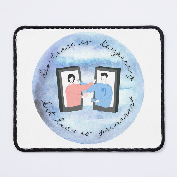 Item preview, Distance Is Temporary but Love Is Permanent designed and sold by brytfanna.