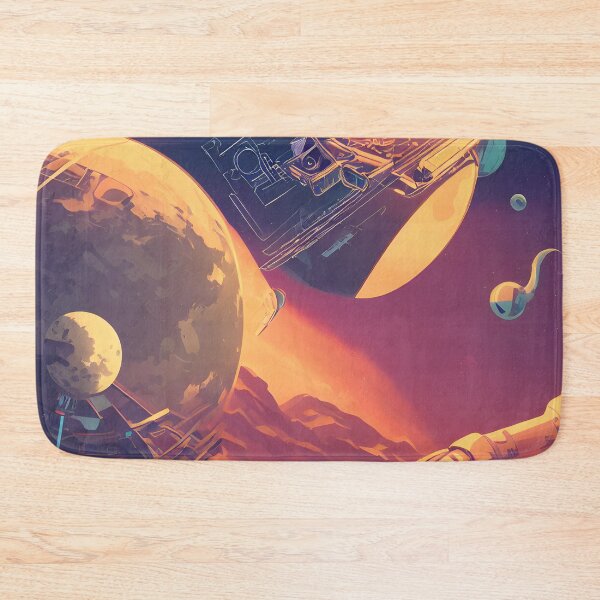 Item preview, Space exploration, planets, journey to mars, space illustration,  designed and sold by avibar.