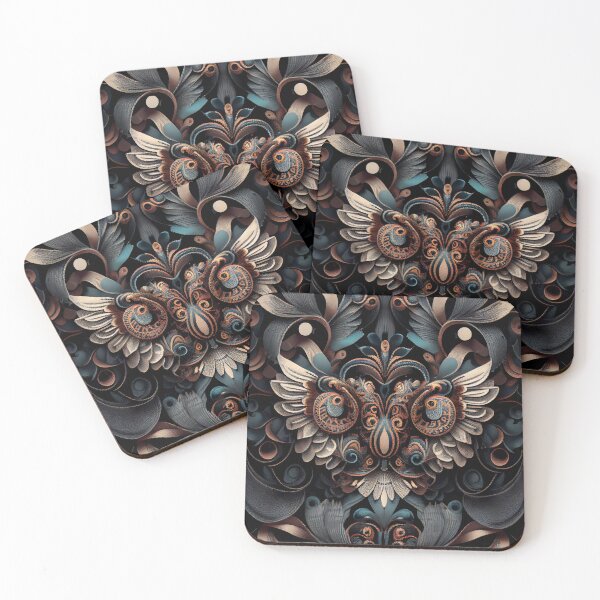 Item preview, Mystical Muted Eclectic Pattern Digital Painting designed and sold by CodeAndColors.