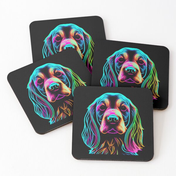 Item preview, Cocker Spaniel Dog Colorful Paint Splash designed and sold by rafaeltto.