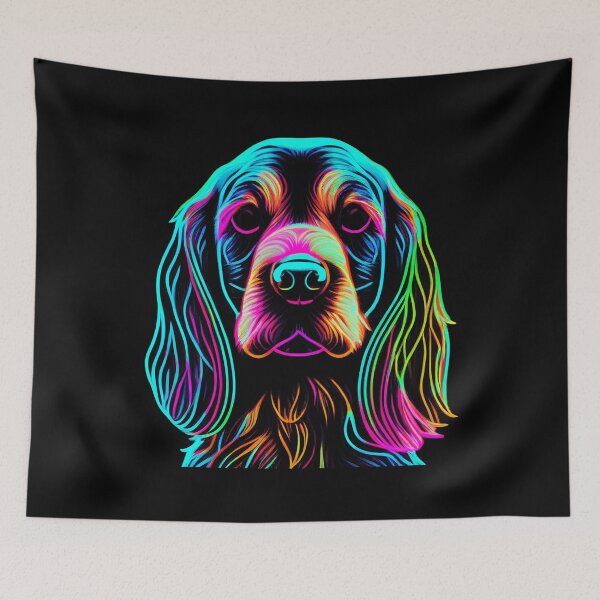 Item preview, Cocker Spaniel Dog Colorful Paint Splash designed and sold by rafaeltto.