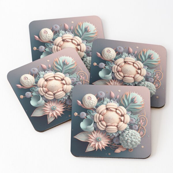 Item preview, Floral Playful Colourful Composition Designs for Home Decor, Wedding, Events Fashion  and Accessories  designed and sold by RAGANADesign.