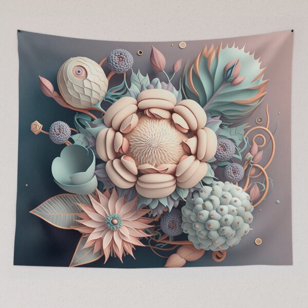 Item preview, Floral Playful Colourful Composition Designs for Home Decor, Wedding, Events Fashion  and Accessories  designed and sold by RAGANADesign.