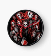 Jason Voorhees (Many faces of) Clock
