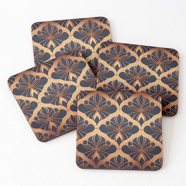 Item preview, Minimal Luxury New Traditional Pattern Digital Painting designed and sold by CodeAndColors.