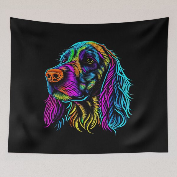 Item preview, Cocker Spaniel Dog Colorful Paint Splash designed and sold by rafaeltto.